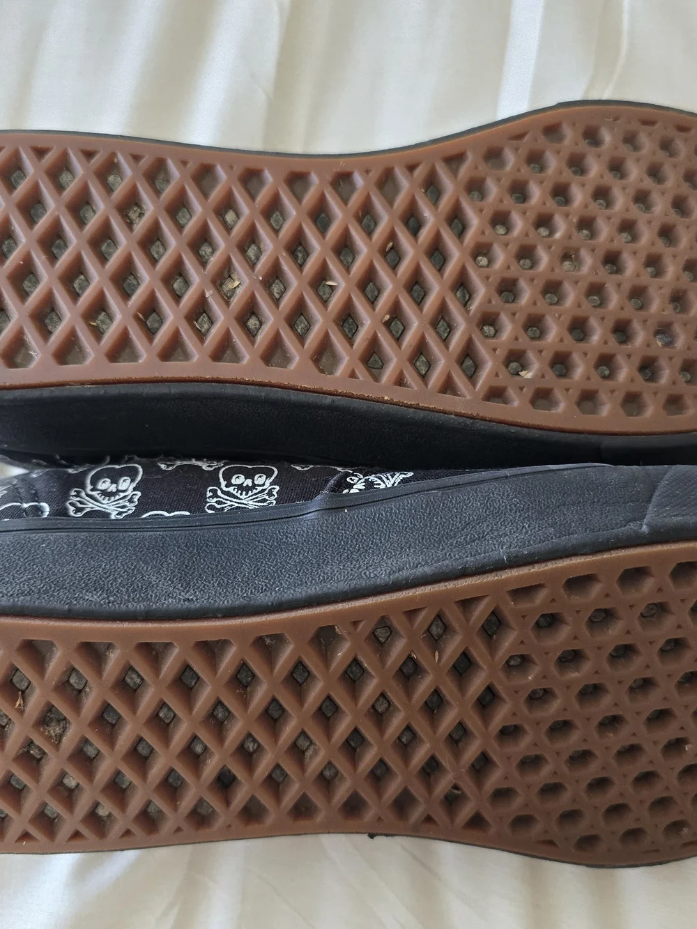 VANS Comfy Cush Coldhearted Skull & Bones - Skate Goth Dark US M 10 - Excellent
